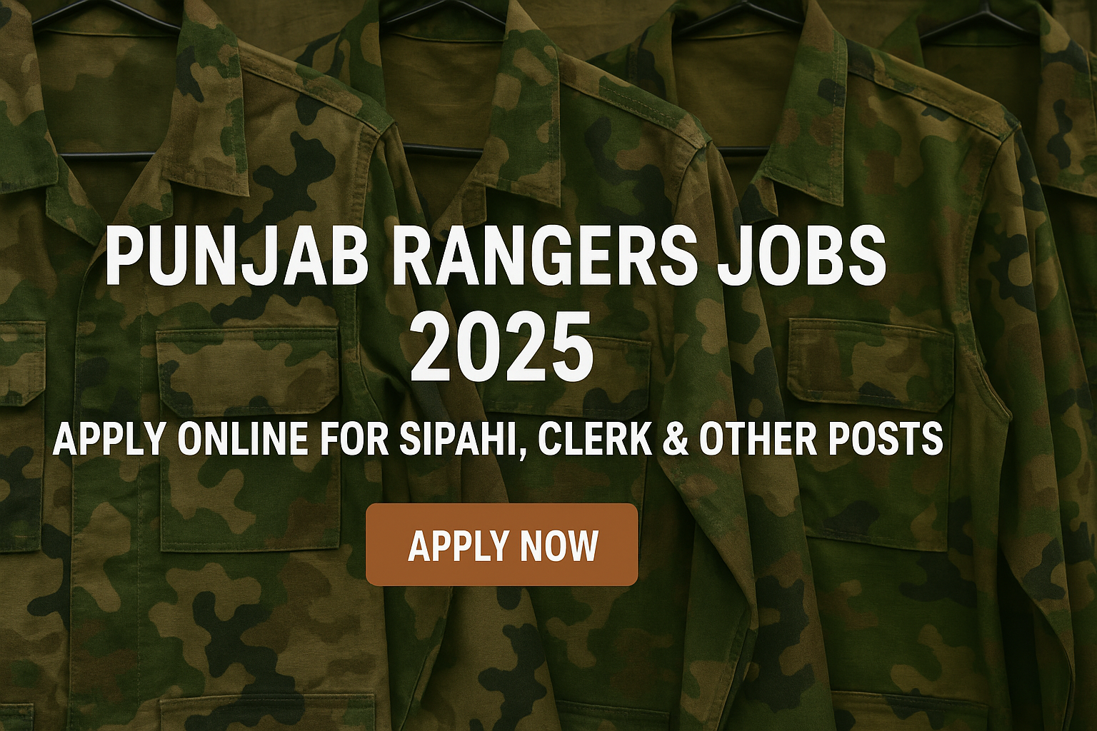 Punjab Rangers Jobs 2025